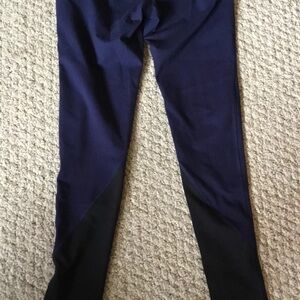 Zumba NWT Small Navy and Black Leggings